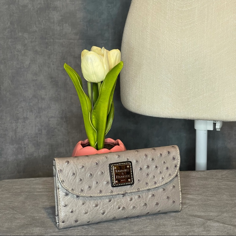 Dooney and Bourke Ostrich Leather Wallet